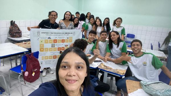 foto com estudantes e coordenação do Provoc da Fiocruz Piauí.