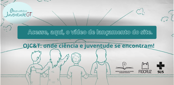 imagem capturada do vídeo de desenho de jovens olhando o horizonte.