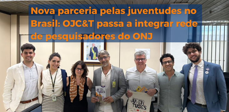Membros do ONJ e do OJC&T posam após reunião em sala anexo do Palácio do Planalto, em Brasília. 